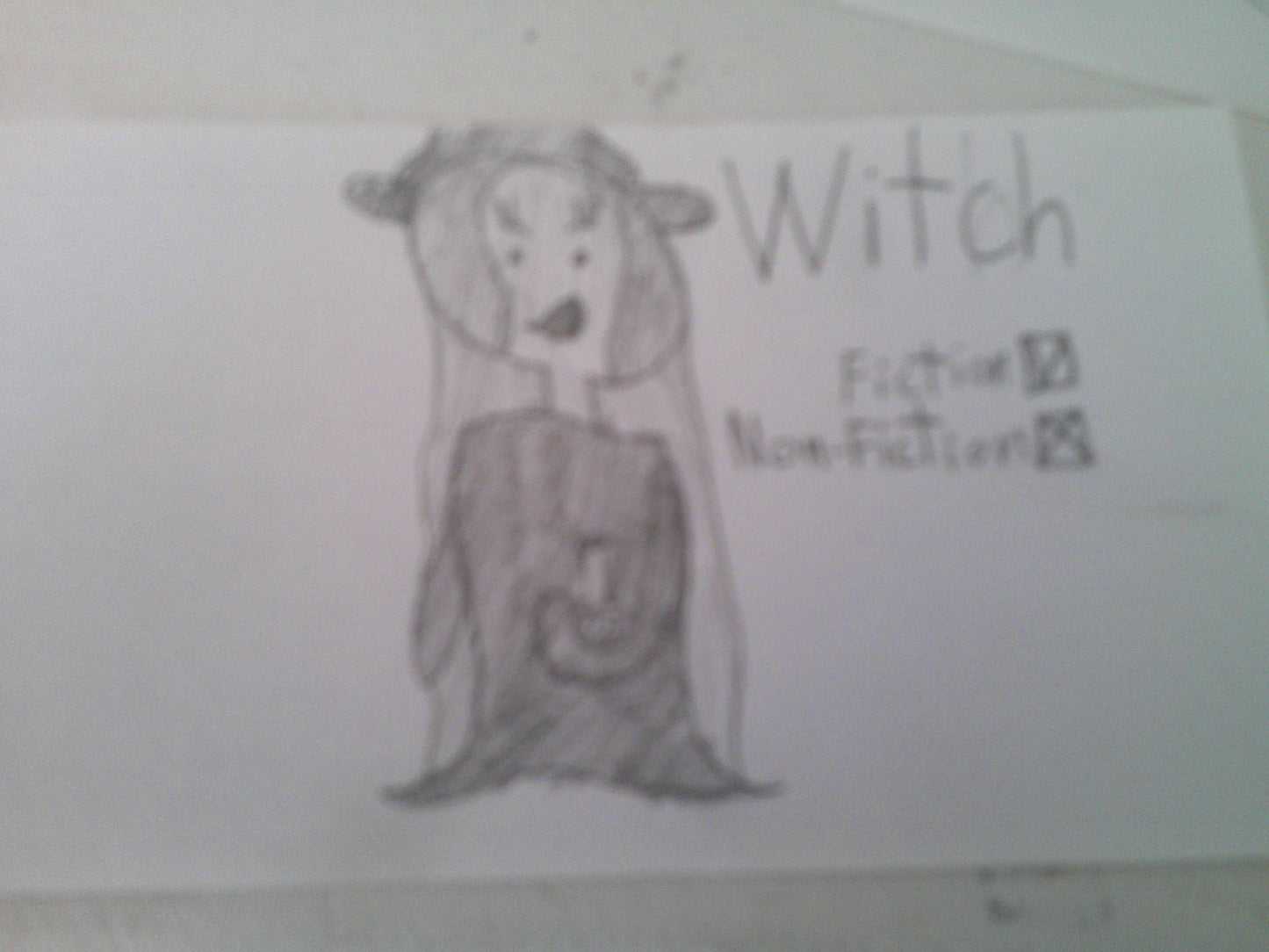 Witch Character Card